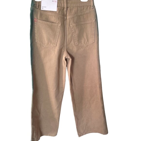 BDG Urban Outfitters Women's High & Wide Jeans Sz 26 Beige Green New - Picture 7 of 11
